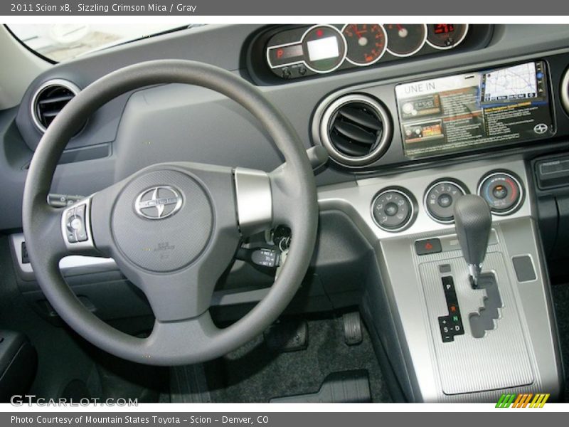 Sizzling Crimson Mica / Gray 2011 Scion xB