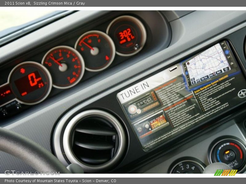 Sizzling Crimson Mica / Gray 2011 Scion xB