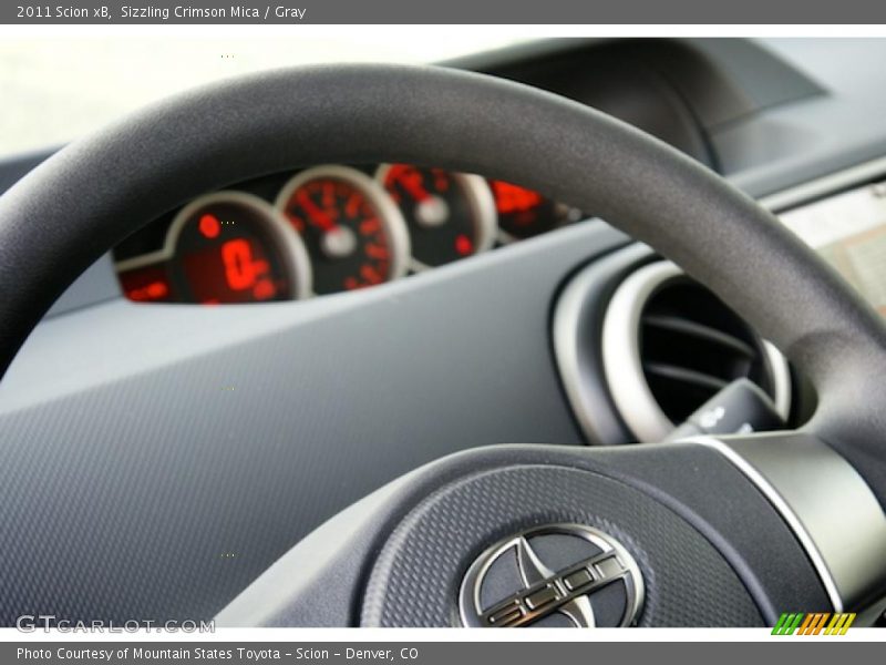 Sizzling Crimson Mica / Gray 2011 Scion xB