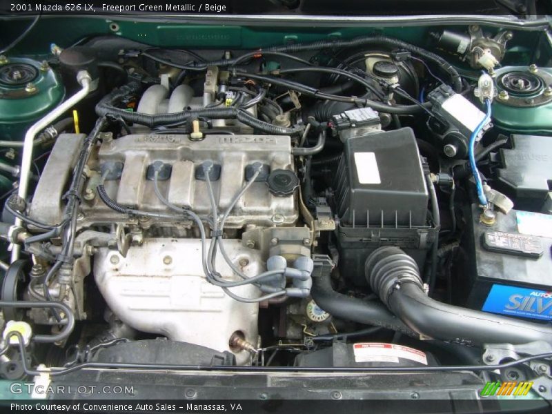  2001 626 LX Engine - 2.0 Liter DOHC 16-Valve 4 Cylinder