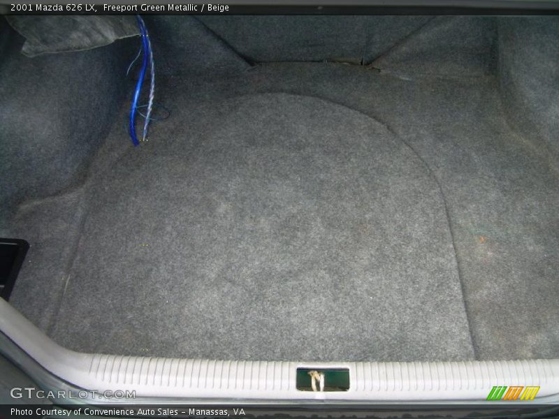 Freeport Green Metallic / Beige 2001 Mazda 626 LX