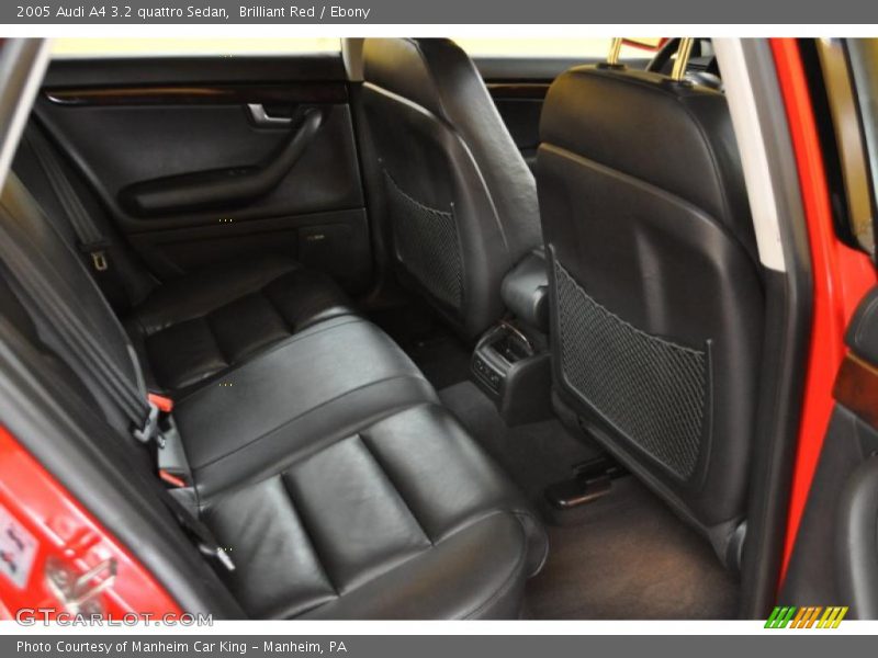 Brilliant Red / Ebony 2005 Audi A4 3.2 quattro Sedan