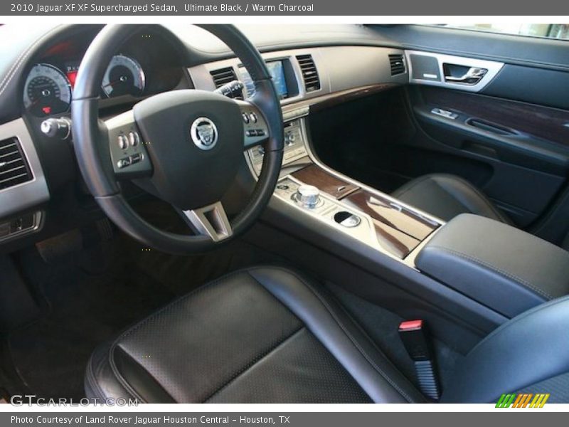  2010 XF XF Supercharged Sedan Warm Charcoal Interior