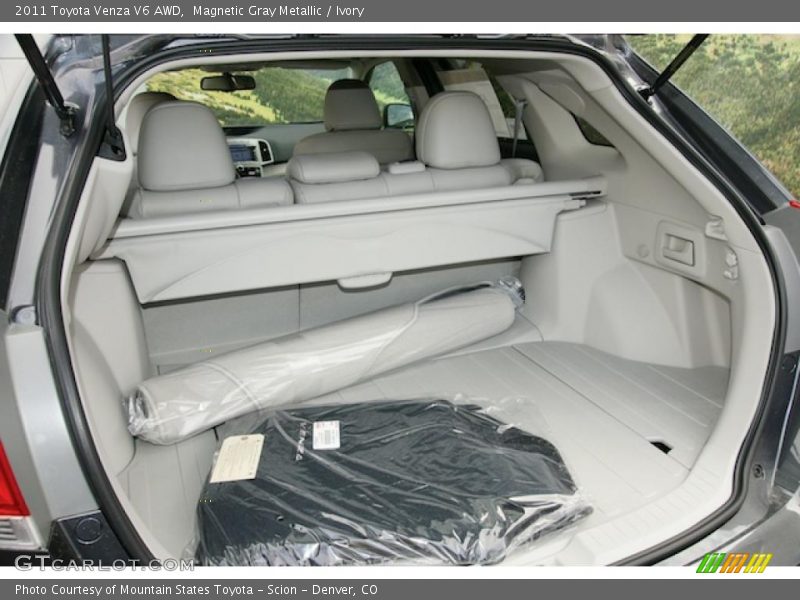Magnetic Gray Metallic / Ivory 2011 Toyota Venza V6 AWD