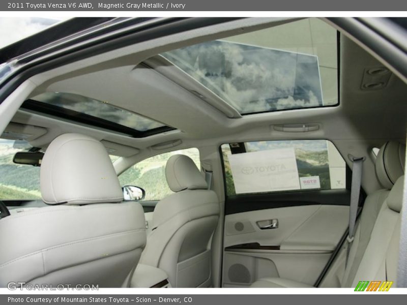 Magnetic Gray Metallic / Ivory 2011 Toyota Venza V6 AWD