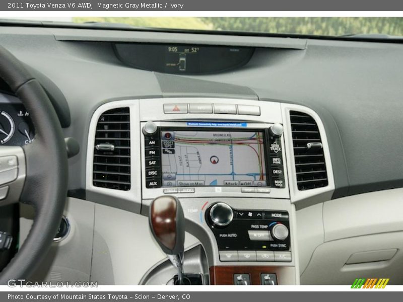 Magnetic Gray Metallic / Ivory 2011 Toyota Venza V6 AWD