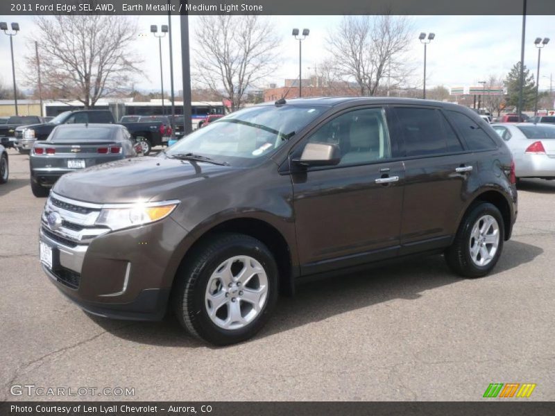 Earth Metallic / Medium Light Stone 2011 Ford Edge SEL AWD