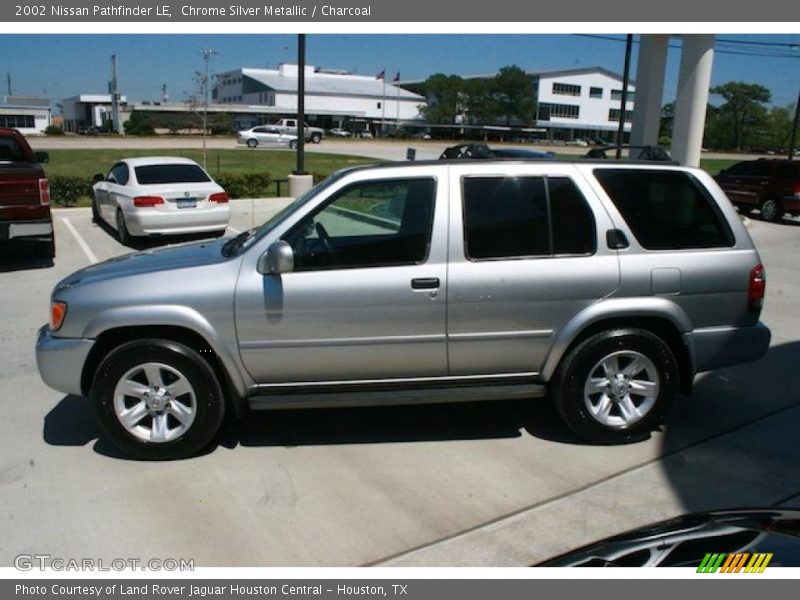 Chrome Silver Metallic / Charcoal 2002 Nissan Pathfinder LE