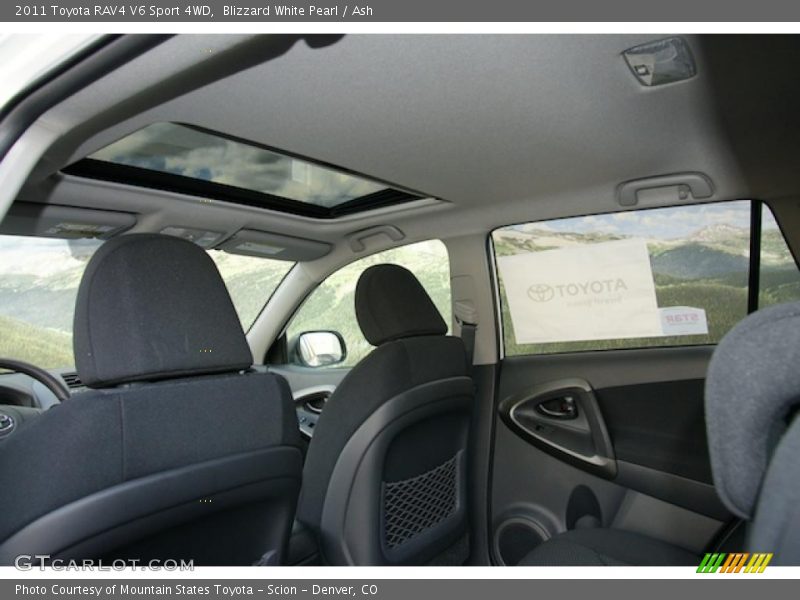 Blizzard White Pearl / Ash 2011 Toyota RAV4 V6 Sport 4WD