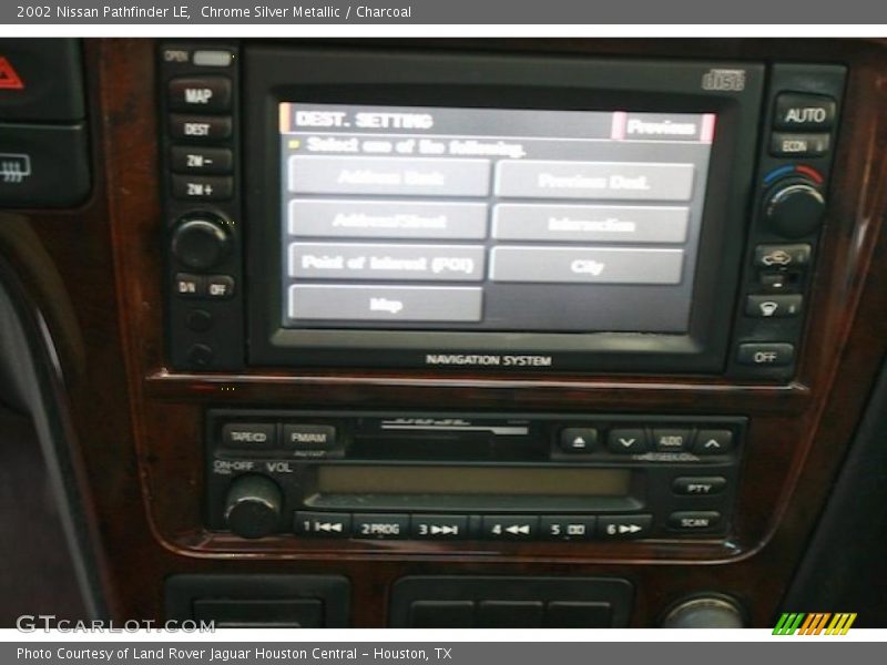 Chrome Silver Metallic / Charcoal 2002 Nissan Pathfinder LE