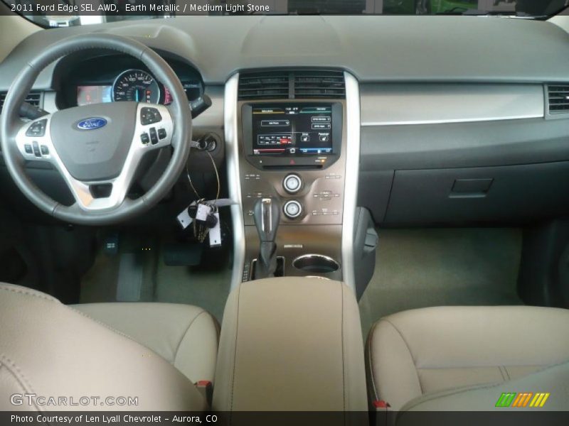 Earth Metallic / Medium Light Stone 2011 Ford Edge SEL AWD