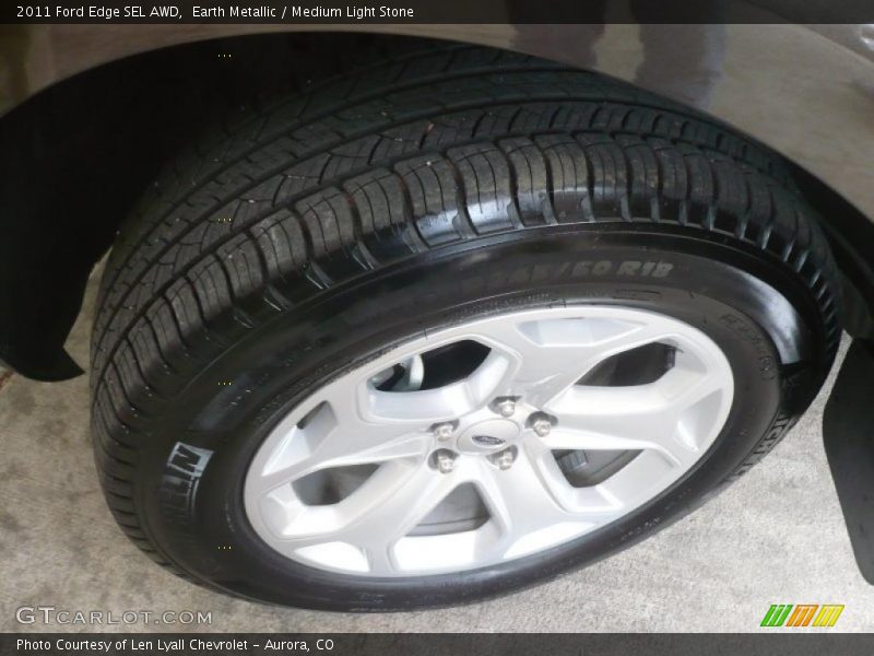 Earth Metallic / Medium Light Stone 2011 Ford Edge SEL AWD