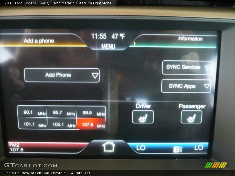 Earth Metallic / Medium Light Stone 2011 Ford Edge SEL AWD