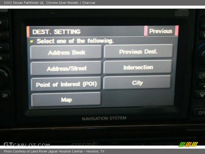 Chrome Silver Metallic / Charcoal 2002 Nissan Pathfinder LE