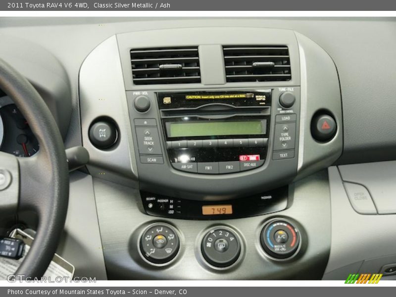 Controls of 2011 RAV4 V6 4WD