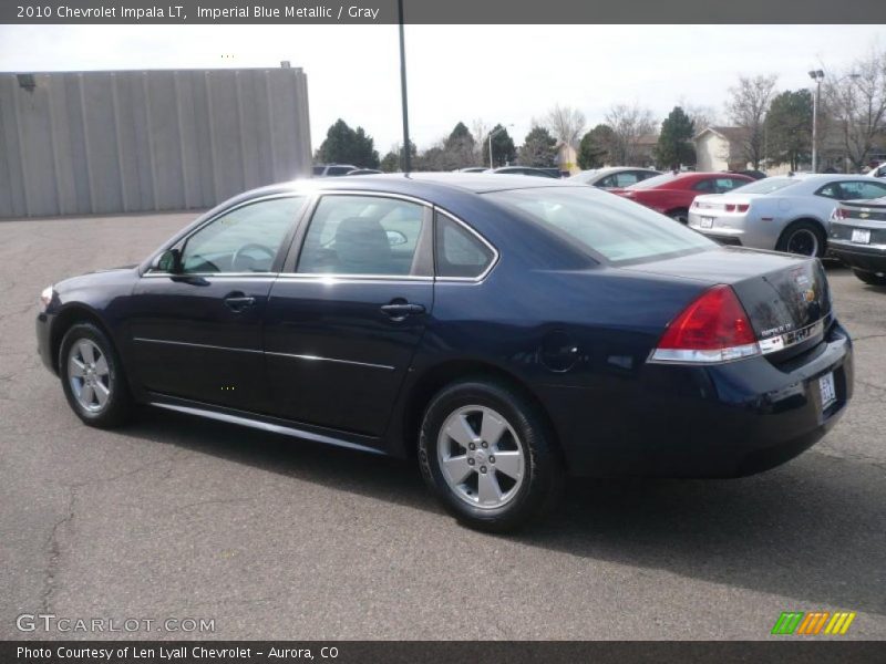 Imperial Blue Metallic / Gray 2010 Chevrolet Impala LT