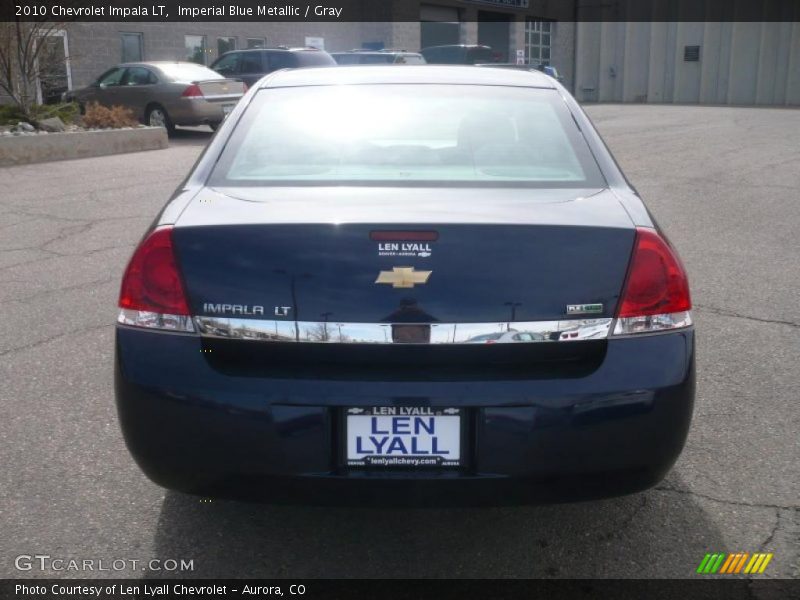 Imperial Blue Metallic / Gray 2010 Chevrolet Impala LT