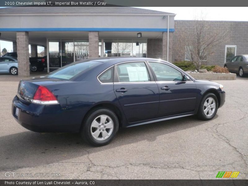 Imperial Blue Metallic / Gray 2010 Chevrolet Impala LT