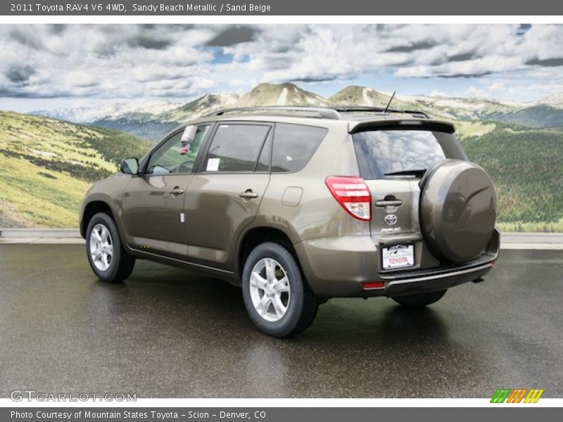 Sandy Beach Metallic / Sand Beige 2011 Toyota RAV4 V6 4WD