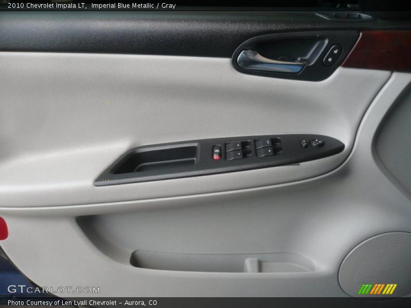 Imperial Blue Metallic / Gray 2010 Chevrolet Impala LT