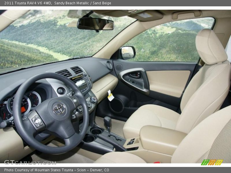 Sandy Beach Metallic / Sand Beige 2011 Toyota RAV4 V6 4WD