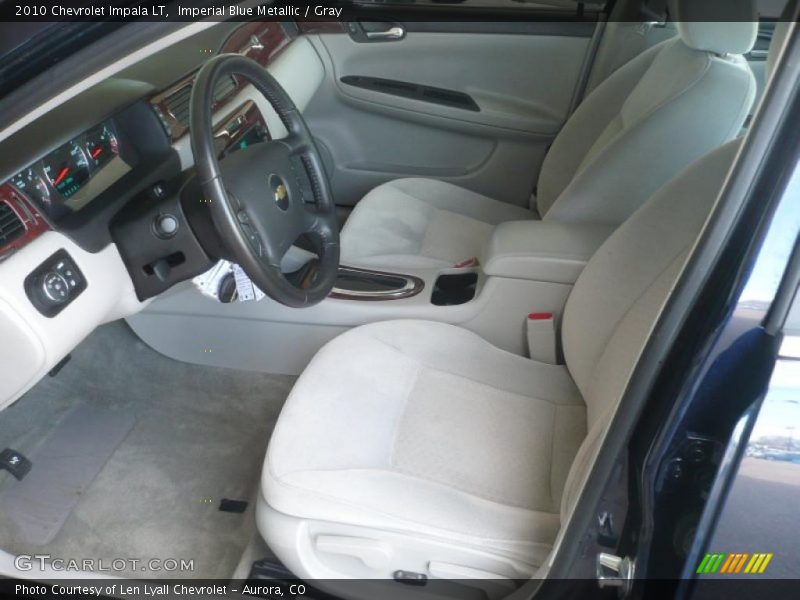Imperial Blue Metallic / Gray 2010 Chevrolet Impala LT