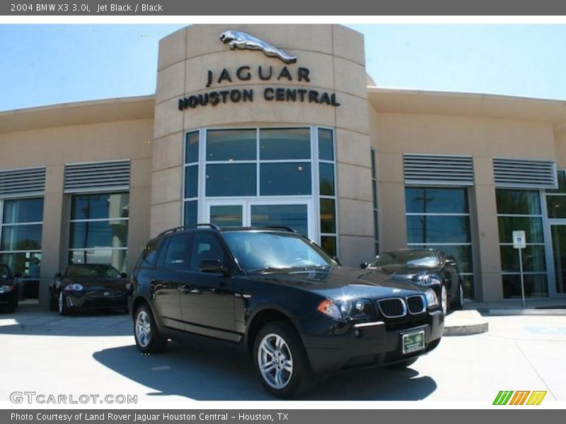 Jet Black / Black 2004 BMW X3 3.0i