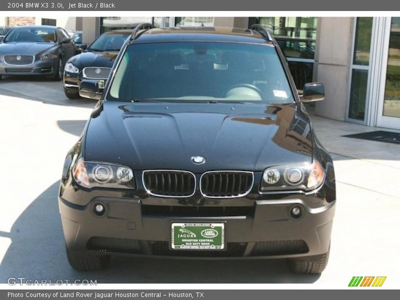 Jet Black / Black 2004 BMW X3 3.0i