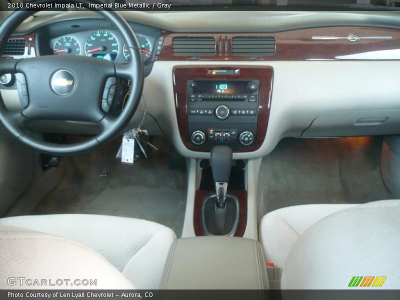 Imperial Blue Metallic / Gray 2010 Chevrolet Impala LT