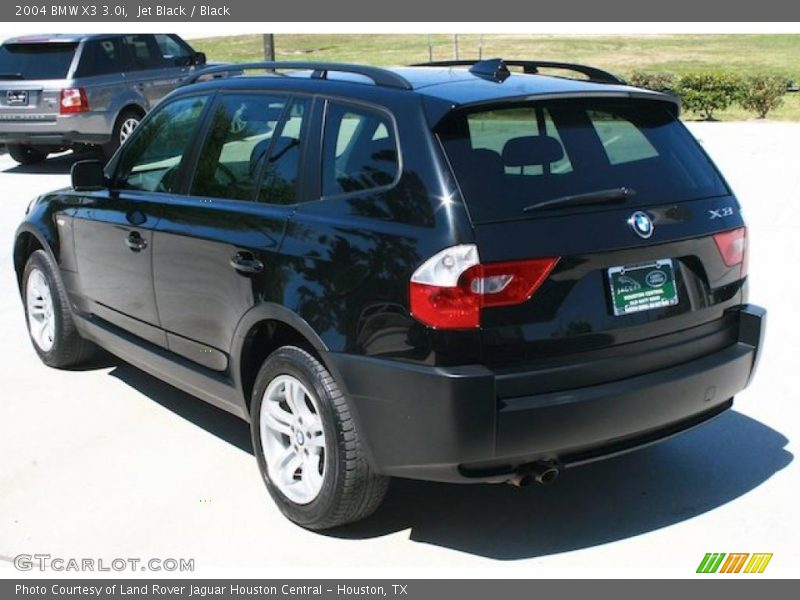 Jet Black / Black 2004 BMW X3 3.0i