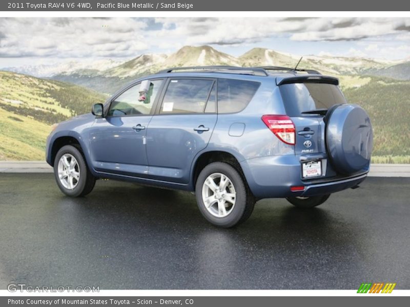 Pacific Blue Metallic / Sand Beige 2011 Toyota RAV4 V6 4WD