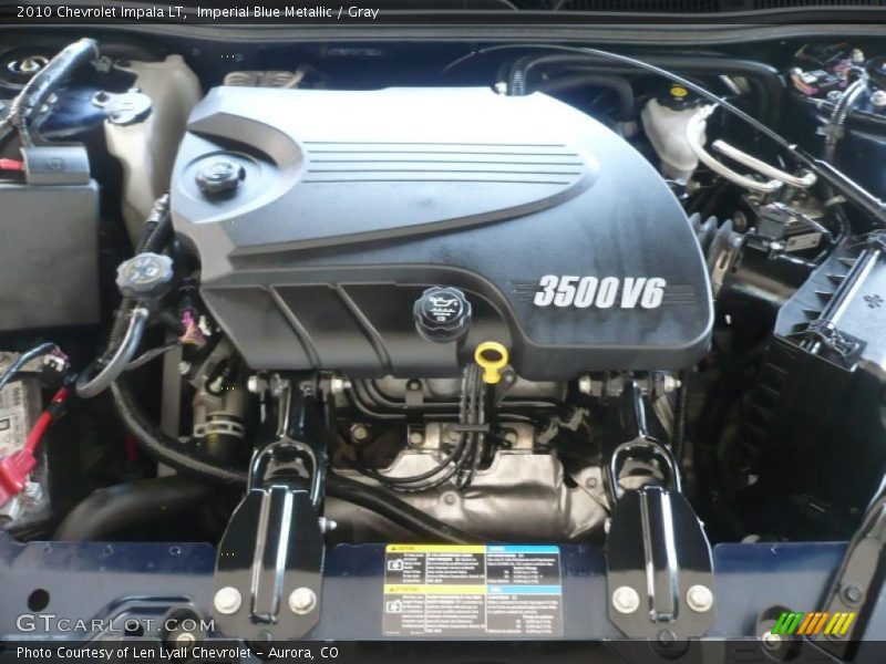 Imperial Blue Metallic / Gray 2010 Chevrolet Impala LT