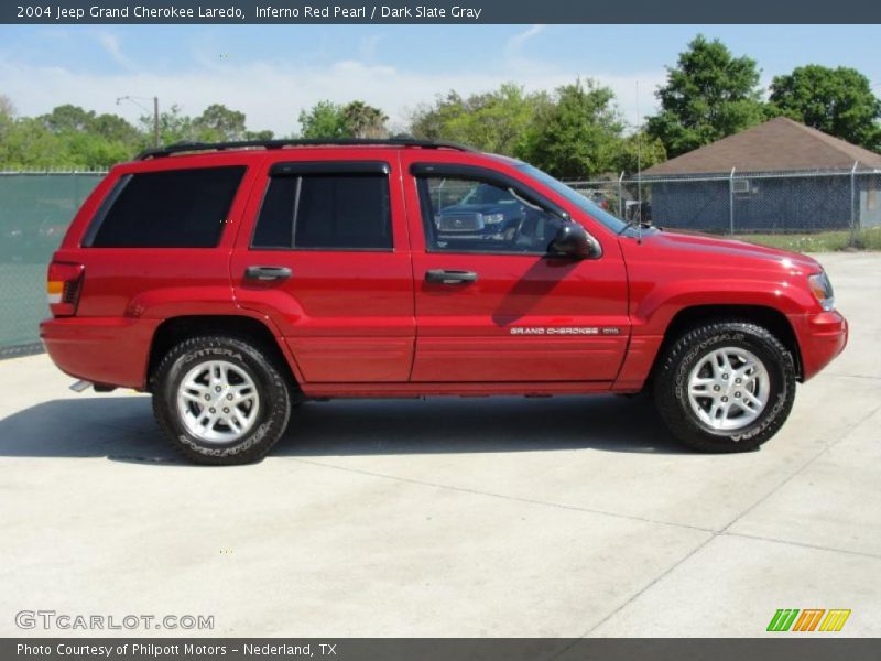 Inferno Red Pearl / Dark Slate Gray 2004 Jeep Grand Cherokee Laredo