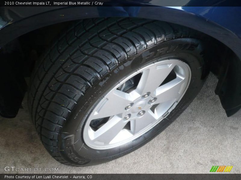 Imperial Blue Metallic / Gray 2010 Chevrolet Impala LT