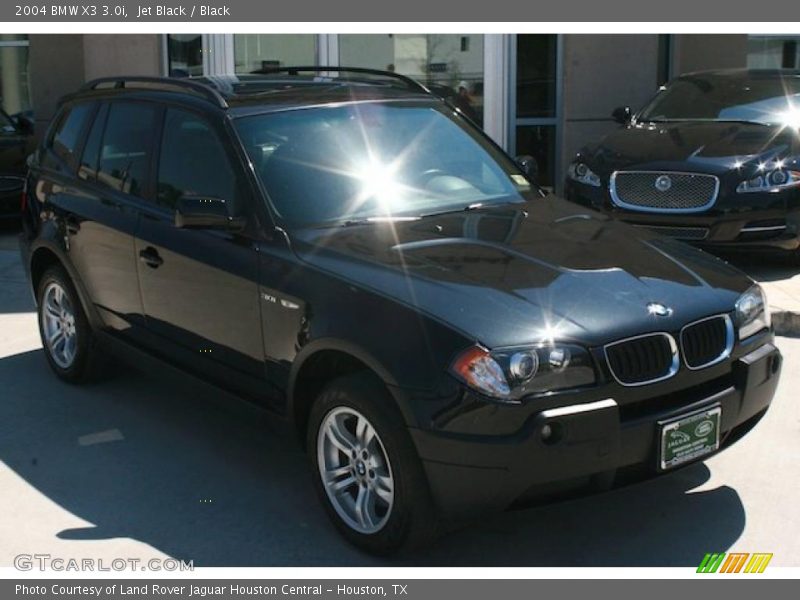 Jet Black / Black 2004 BMW X3 3.0i