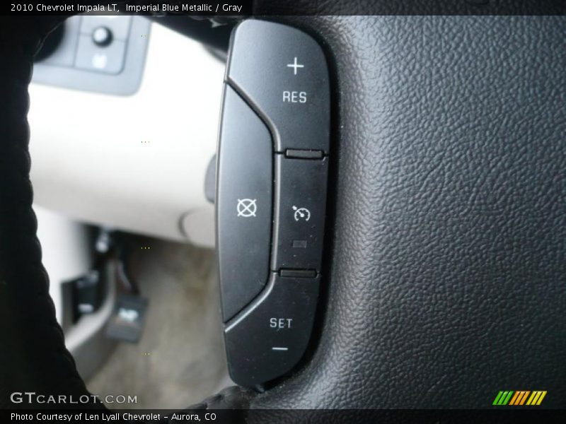 Imperial Blue Metallic / Gray 2010 Chevrolet Impala LT