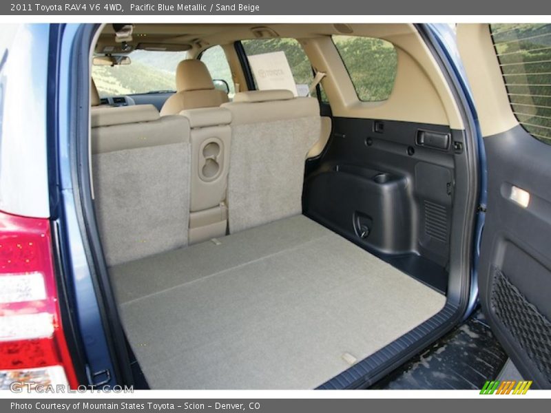 Pacific Blue Metallic / Sand Beige 2011 Toyota RAV4 V6 4WD
