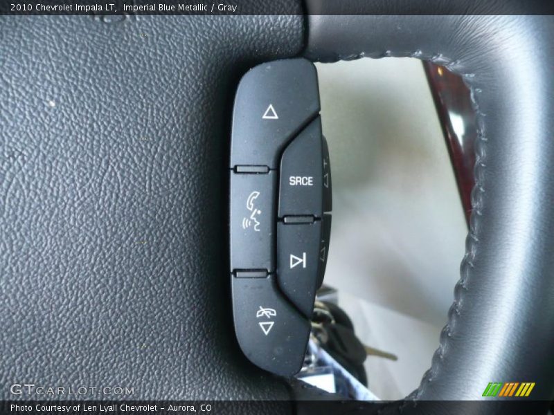 Imperial Blue Metallic / Gray 2010 Chevrolet Impala LT