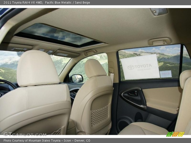 Pacific Blue Metallic / Sand Beige 2011 Toyota RAV4 V6 4WD
