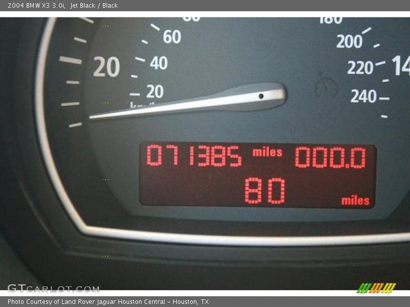 Jet Black / Black 2004 BMW X3 3.0i