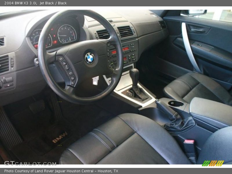 Jet Black / Black 2004 BMW X3 3.0i