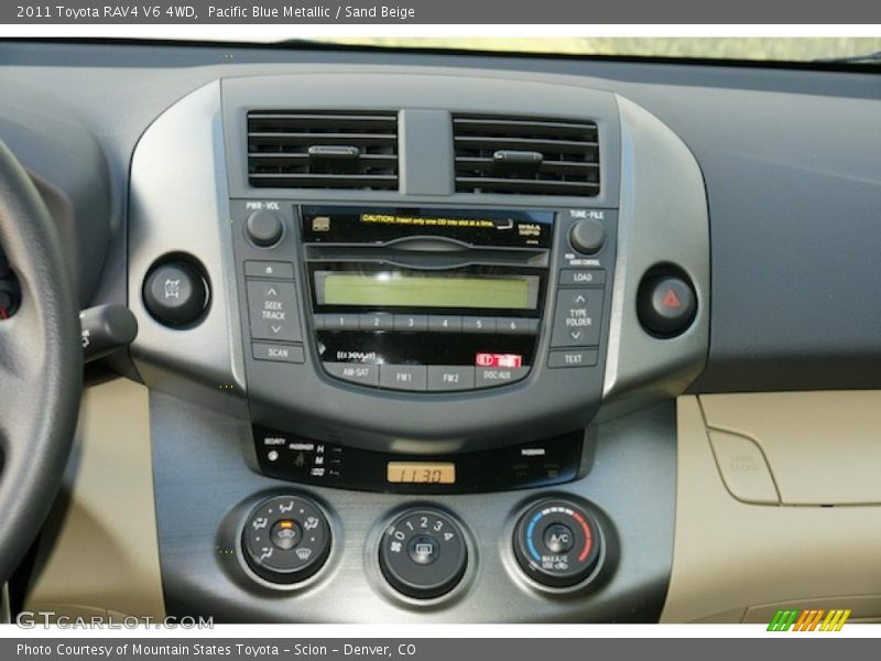 Pacific Blue Metallic / Sand Beige 2011 Toyota RAV4 V6 4WD