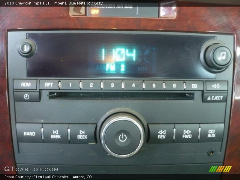 Imperial Blue Metallic / Gray 2010 Chevrolet Impala LT