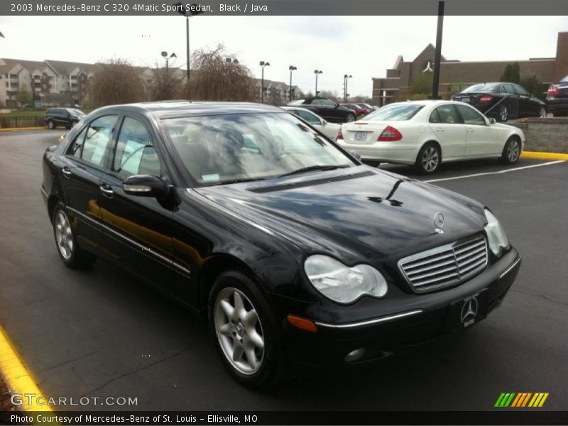 Black / Java 2003 Mercedes-Benz C 320 4Matic Sport Sedan