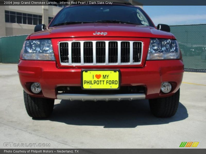 Inferno Red Pearl / Dark Slate Gray 2004 Jeep Grand Cherokee Laredo