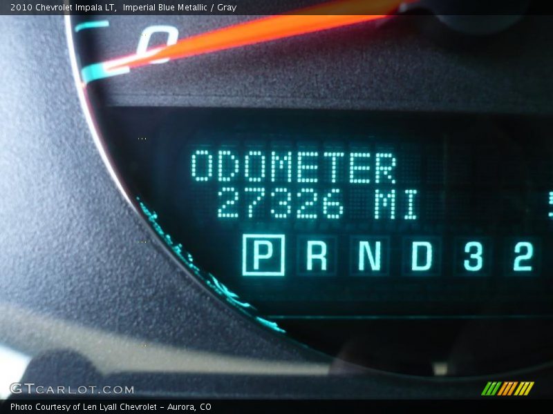 Imperial Blue Metallic / Gray 2010 Chevrolet Impala LT