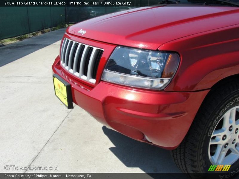 Inferno Red Pearl / Dark Slate Gray 2004 Jeep Grand Cherokee Laredo