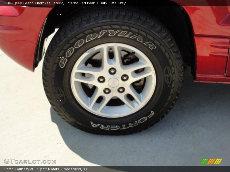 Inferno Red Pearl / Dark Slate Gray 2004 Jeep Grand Cherokee Laredo