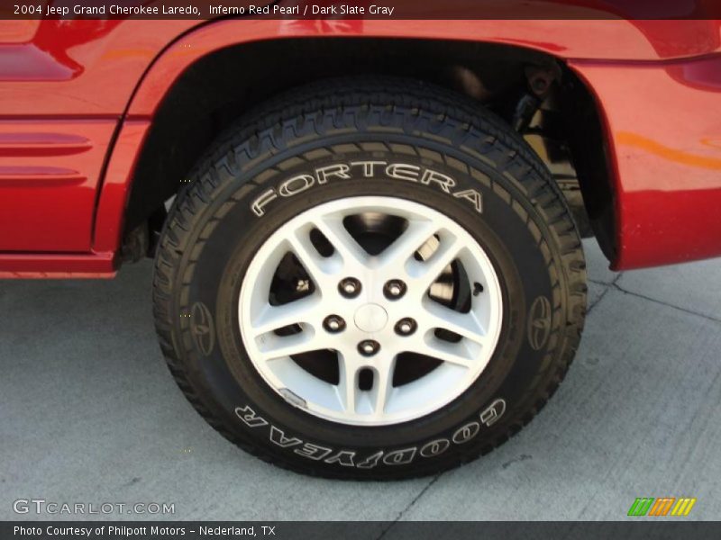 Inferno Red Pearl / Dark Slate Gray 2004 Jeep Grand Cherokee Laredo