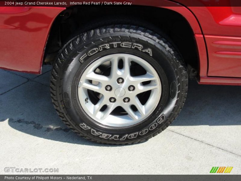 Inferno Red Pearl / Dark Slate Gray 2004 Jeep Grand Cherokee Laredo